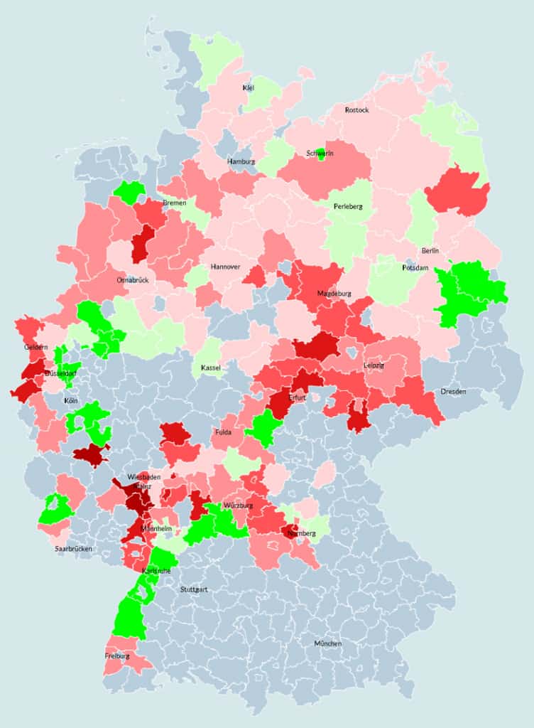 Nitratkarte Deutschland