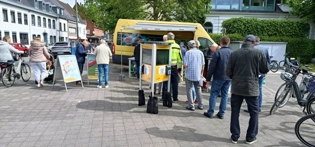 Infostand vom VSR-Gewässerschutz e. V. in Goch