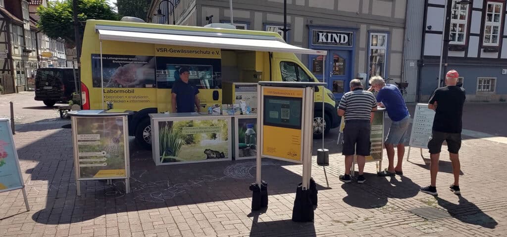 Infostand vom VSR-Gewässerschutz e. V. in Lüchow