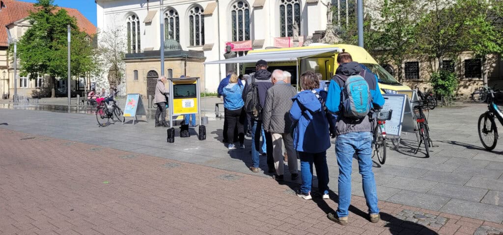 Infostand vom VSR-Gewässerschutz e. V. in Celle