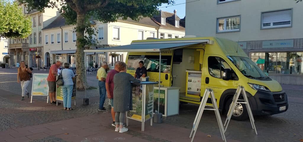 Infostand vom VSR-Gewässerschutz e. V. in Rastatt