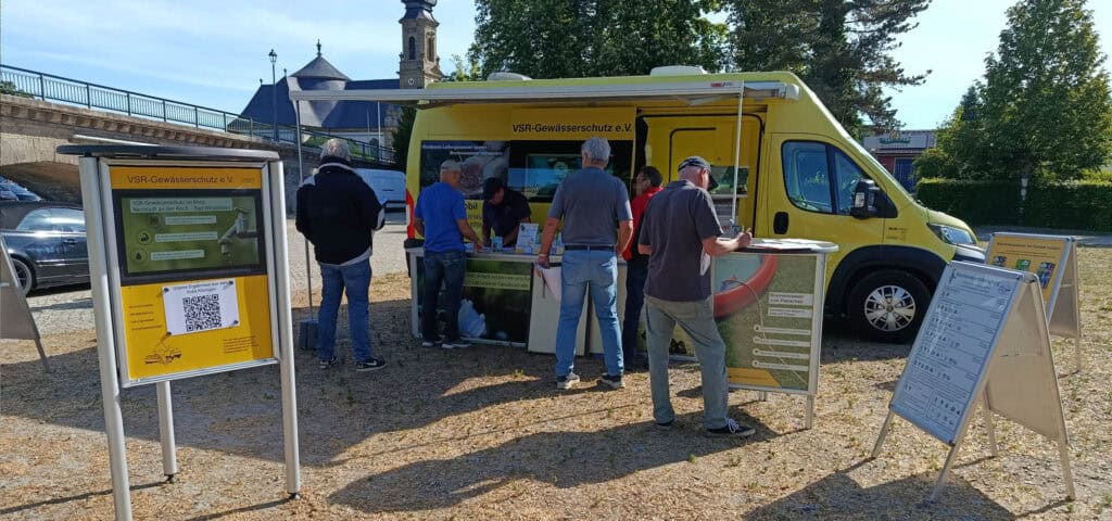 Infostand vom VSR-Gewässerschutz e. V. in Kitzingen