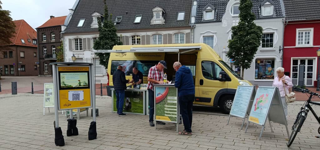 Infostand vom VSR-Gewässerschutz e. V. in Rheinberg