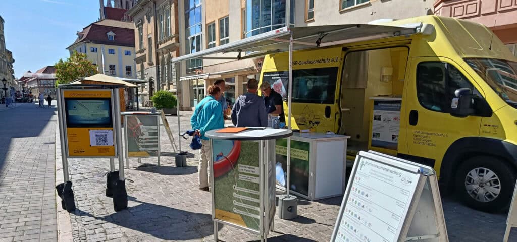 Infostand vom VSR-Gewässerschutz e. V. in Mühlhausen