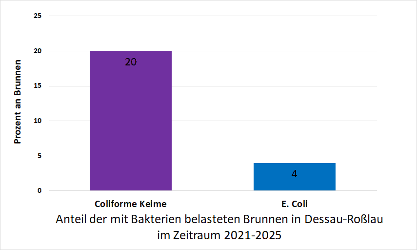 Bakterienbelastung im Kreis Dessau-Roßlau