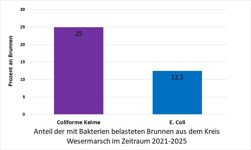 Bakterienbelastung im Kreis Wesermarsch