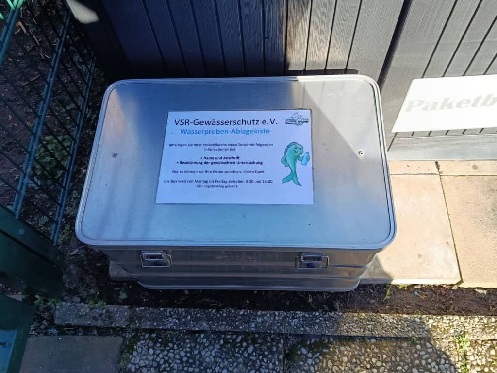 Ablagekiste vom VSR-Gewässerschutz