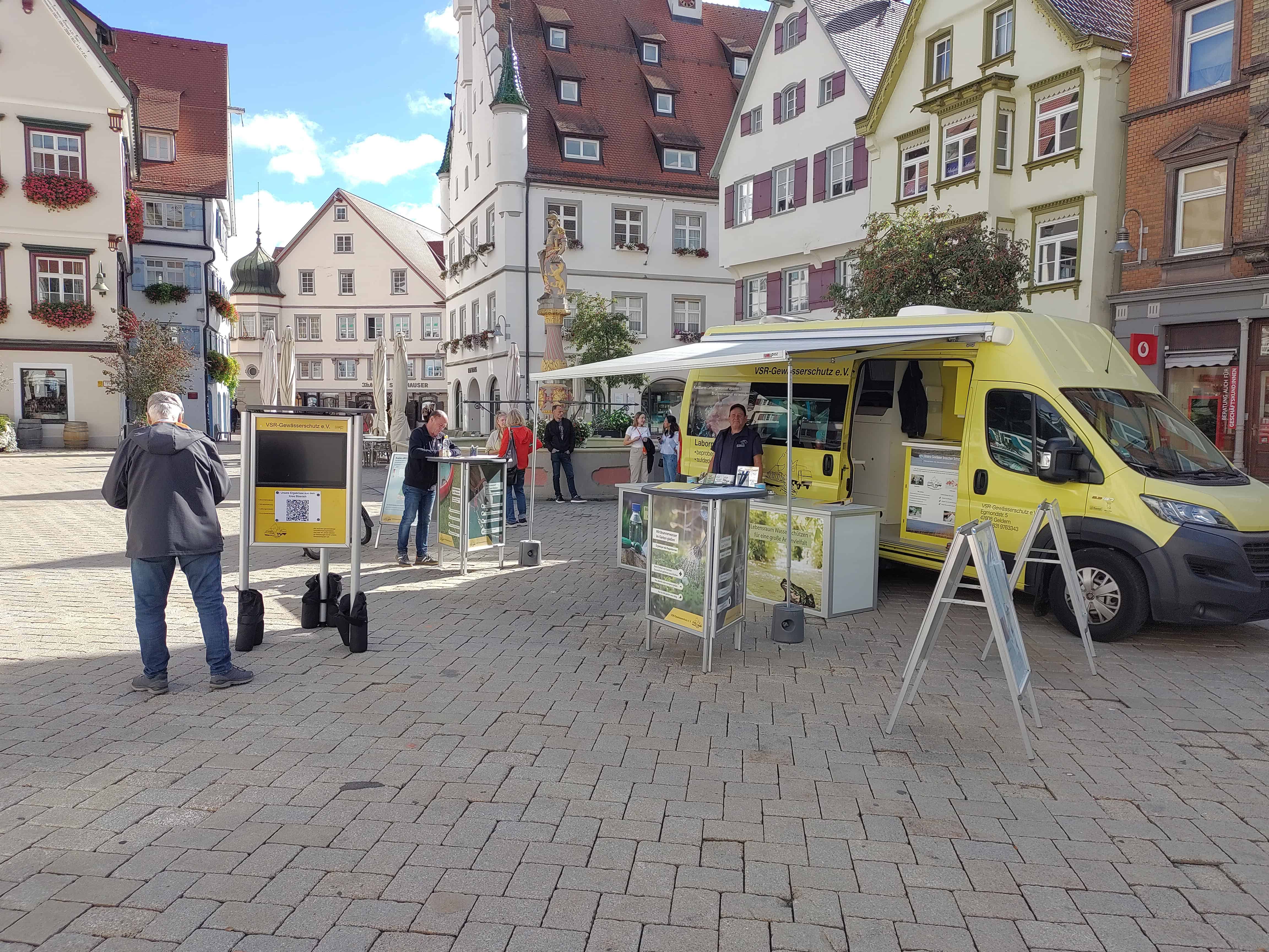Infostand vom VSR-Gewässerschutz